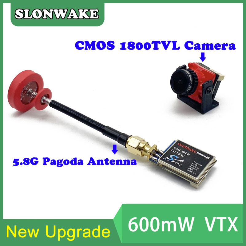 Listo para usar 5,8G 48CH 600m - Drone Racing Vtx reseña y precio
